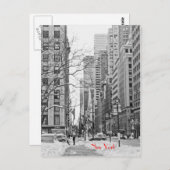 NYペン駅はがきの前の冬 ポストカード (正面/裏面)