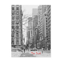 NYペン駅はがきの前の冬