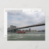 NYポストカードBrooklynからの挨拶 ポストカード (正面/裏面)