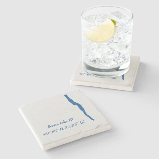 NYマーブルコースター、セネカ湖 ストーンコースター (横)