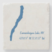 NYマーブルコースターCanandaigua Lake ストーンコースター (正面)