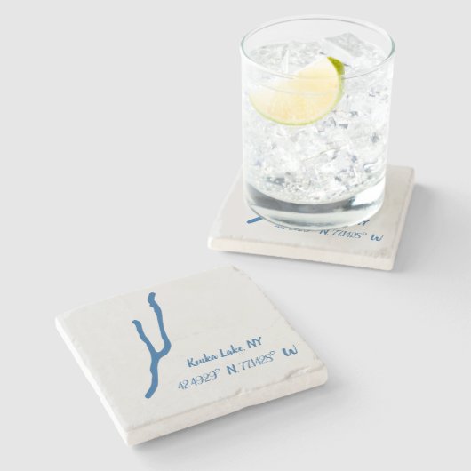 NYマーブルコースターKeuka Lake ストーンコースター (横)