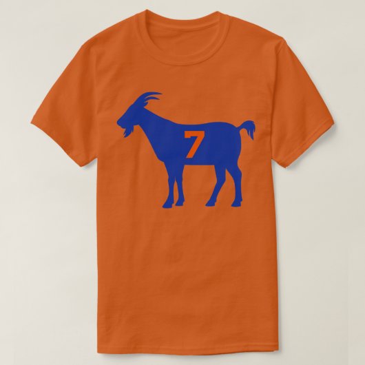 NYヤギ7白 Tシャツ (デザイン正面)