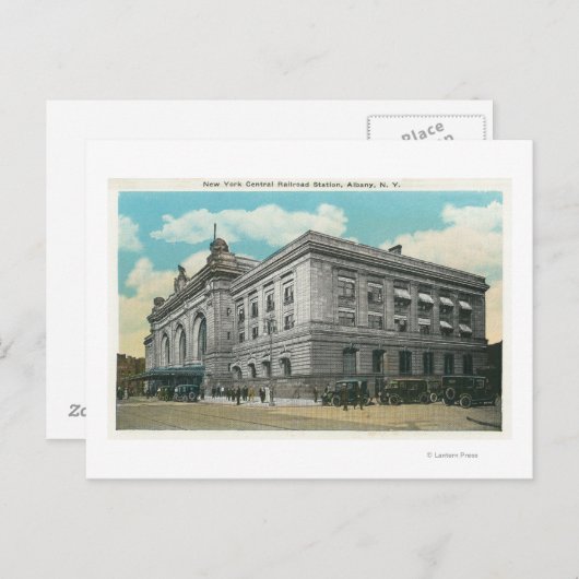 NY中央駅の外観 ポストカード (正面/裏面)