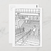 NY地下鉄 ポストカード (正面/裏面)