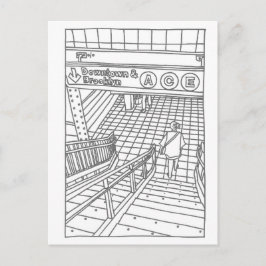 NY地下鉄 ポストカード