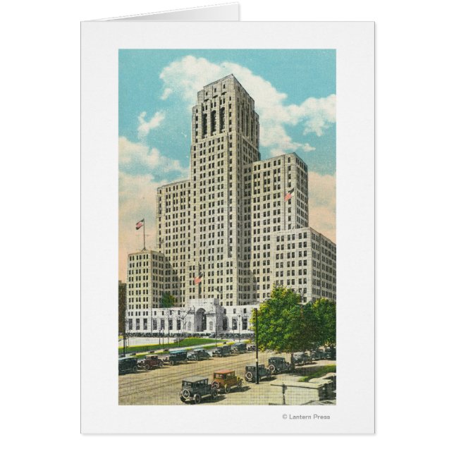 NY州オフィスビルの外観 (正面)