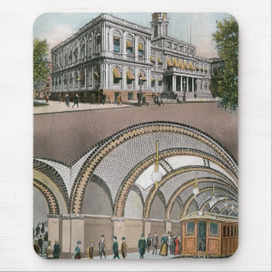 NY市役所環状駅 マウスパッド