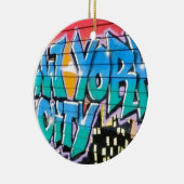 ny落書き セラミックオーナメント (右)