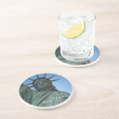 NY記念品ニューヨークのコースターの自由の女神 コースター (側面)