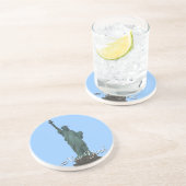 NY記念品ニューヨークのコースターの自由の女神 コースター (側面)