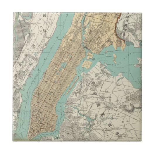 NY都市、ブルックリン タイル (正面)