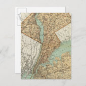 NY、キング、クイーンズ、リッチモンド、ロックランド ポストカード (正面/裏面)