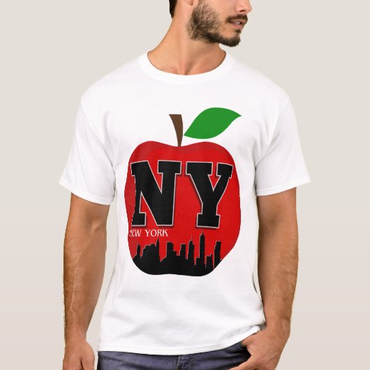 NY ニューヨーク ビッグアップル Tシャツ (正面)