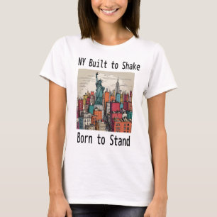 NY:揺れ動き、立生まれち向け Tシャツ