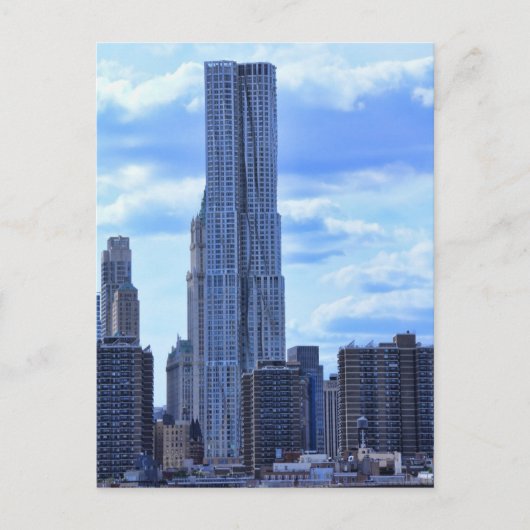 NY By Gehry / 8東の川A1からSpruce St ポストカード (正面)