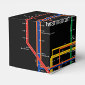 NY-Cityの地下鉄の地図 フェイバーボックス (裏面サイド)