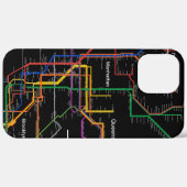 NY-Cityの地下鉄の地図 Case-Mate iPhoneケース (裏面 / 右)