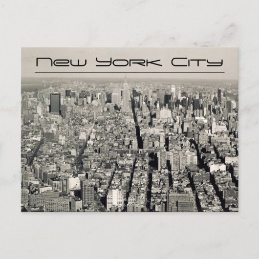 ny city建物 ポストカード (正面)