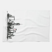 NY Cityscape Kitchen Towel キッチンタオル (横)