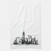 NY Cityscape Kitchen Towel キッチンタオル (縦)