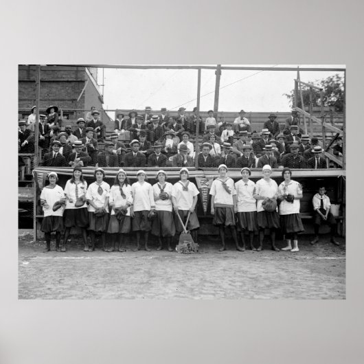 NY Female Giants Baseball, 1913 ポスター (正面)