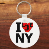 NY Keychain 3が好き キーホルダー (正面)