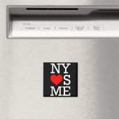 Ny Loves Me Funny I Heart New York  マグネット (インサイチュ (食洗機))