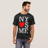 Ny Loves Me Funny I Heart New York  Tシャツ (正面フル)
