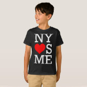 Ny Loves Me Funny I Heart New York  Tシャツ (正面フル)