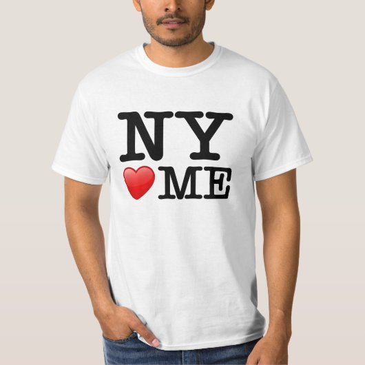 NY Loves Me, I Love it too! Tシャツ (正面)