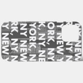 NY NEW YORKグラフィックパターン Case-Mate iPhoneケース (裏面 (横))