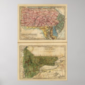 NY、NJ、Pa、Del、Md ポスター (正面)