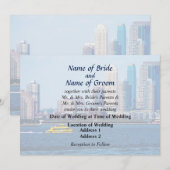 NY - NY Water Taxiの結婚製品 招待状 (正面/裏面)