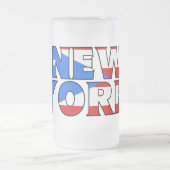 NY - PRによって曇らされるマグ フロストグラスビールジョッキ (中央)