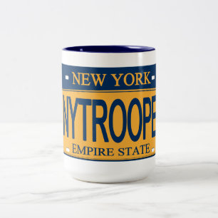 NY TROOPER NY ナンバープレート マグカップ