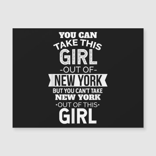 NY You Can Take This Girl Out New York Souvenir (正面)