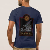 NYAGウィンドサーフィンをして01下さい Tシャツ (裏面)