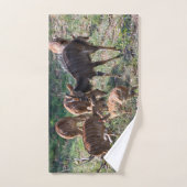 Nyala Antelope African Wildlife Photo バスタオルセット (ハンドタオル)