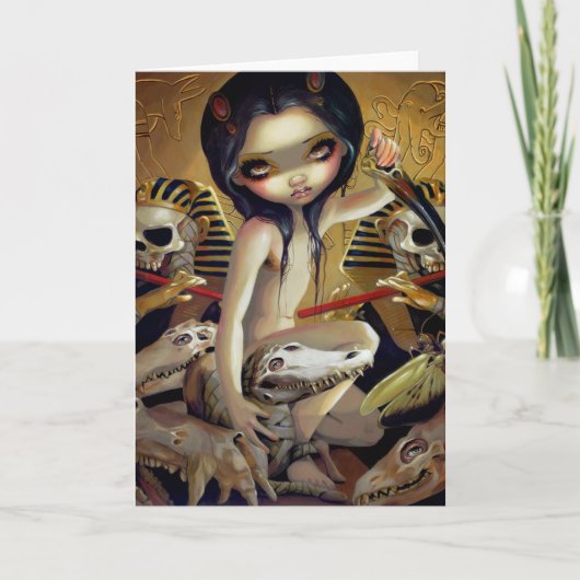 "Nyarlathotepの尼僧"の挨拶状 カード (正面)