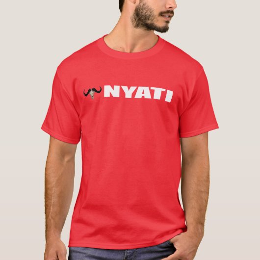 NyatiのTシャツ-赤 Tシャツ (正面)