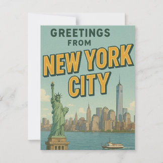 NYCからの挨拶 ポストカード