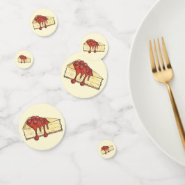 NYCさくらんぼチーズケークスライスデザートベーキング食品 コンフェッティ