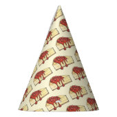 NYCさくらんぼチーズケークスライスデザートベーキング食品 パーティーハット (左)