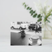 NYCでのコーヒーのひととき ポストカード (スタンド正面)