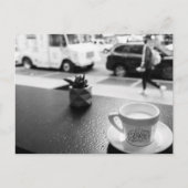 NYCでのコーヒーのひととき ポストカード (正面)