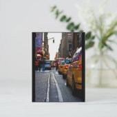 NYCでのタクシー乗り入れ ポストカード (スタンド正面)