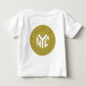 NYCで作られてTシャツをからかいます ベビーTシャツ (裏面)
