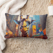 NYCのキリン ランバークッション (ブランケット)