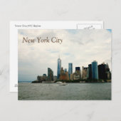 NYCのスカイラインは、1つの郵便はがきそびえています ポストカード (正面/裏面)